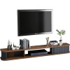 EsEntL Meuble TV Flottant, Meuble TV Mural, Meuble TV Flottant, étagère de Rangement pour Console multimédia, Divertissement,