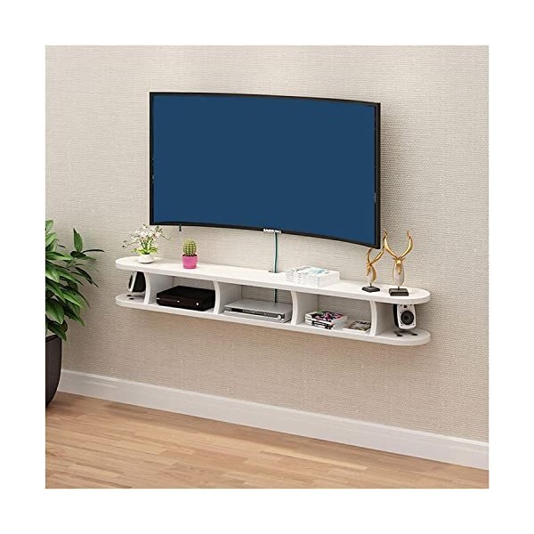 Meuble TV Meuble TV Flottant Meuble TV Mural Meuble TV Suspendu pour Salon Salle de Divertissement Bureau Unité de Divertisse