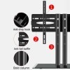 MFJFHK Support Mural, Support de Table avec Double Colonne audacieuse, Base de Table réglable en Hauteur pour téléviseurs à é