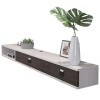 Brooke shop Meuble TV flottant, meuble TV mural avec cloison flottante, console de divertissement multimédia, étagère pour co