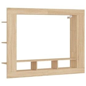 Meuble TV de jardin en chêne Sonoma 152 x 22 x 113 cm