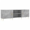 MATTUI Centres de divertissement et supports TV, meuble TV, béton gris, 150 x 30 x 50 cm, bois dingénierie