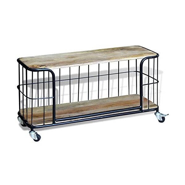 Meuble TV | Style Contemporain | Rangement matériel télé Audio Video Gaming | 100x40x45cm Multicolore