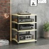 Rack Audio Audio Audio 3/4 de Niveau 3/4, Stand et Armoire de Composants, Racks HiFi et Armoire à Rack Audio pour la Vie, Le 