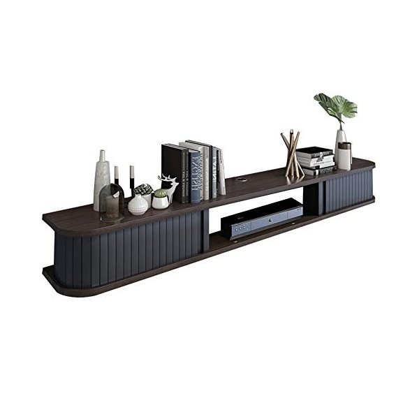 Brooke shop Meuble TV flottant, support de jeu, meubles de maison, meuble de salon à cloisons flottantes, console vidéo, en b