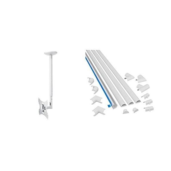 Support TV pour Plafond My Wall HL 4-2 WL 58,4 cm 23 - 106,7 cm 42 Extensible, inclinable & D-Line 3015KIT001 Kits de Gou