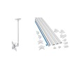 Support TV pour Plafond My Wall HL 4-2 WL 58,4 cm 23 - 106,7 cm 42 Extensible, inclinable & D-Line 3015KIT001 Kits de Gou