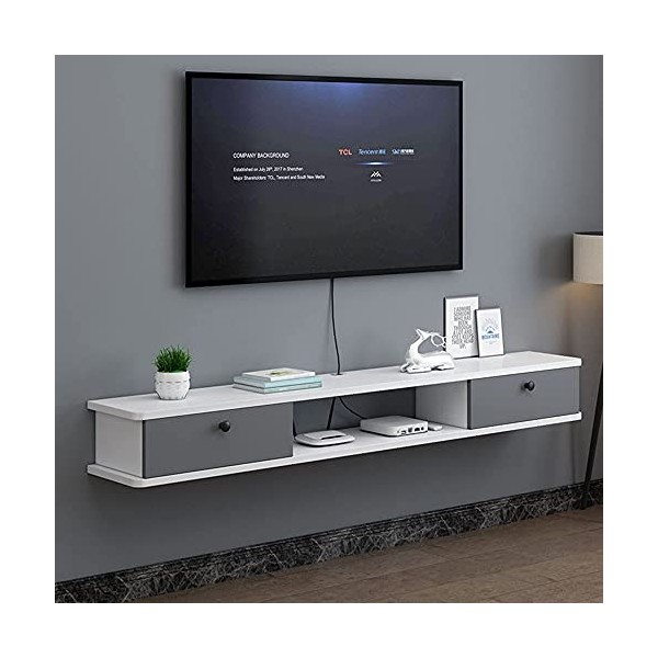 EGOMED Meuble TV Flottant Meuble Meuble TV Meuble TV Mural pour Salon Meuble TV Flottant Meuble Meuble TV Fixé au Mur pour Ce