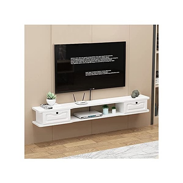 EGOMED Meuble TV Flottant Meuble TV Meuble TV Unités murales pour Salon Meuble TV Meuble Mural Console TV avec Gestion des câ