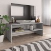 Meuble TV | Style Elégance | Rangement matériel télé Audio Video Gaming | 100x40x40cm Gris béton