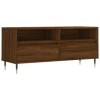 TOYOCC Meuble TV Chêne Marron 100 x 34,5 x 44,5 cm Bois dingénierie
