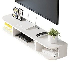 Centre de divertissement détagère de télévision fixé au mur de meuble de télévision flottant, composant darmoire de télévis