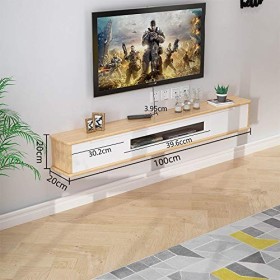 Meuble TV flottant armoire TV console routeur rack DVD décodeur support de stockage de téléphone/A / 100×20×20cm