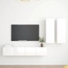 VEEKI Meuble TV, Meuble TV Suspendu, Meuble, Meuble TV avec Rangement，Meuble Industriel, Convient pour Salon ou Chambre, Ense