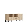 BLACK RED WHITE® Modeo Meuble TV bas - Style scandinave et moderne - 150 x 48 cm - Pour salon, salle à manger