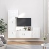 VEEKI Meuble TV, Meuble TV Suspendu, Meuble TV Industriel, Meuble TV Bois, Meuble Chambre, Convient pour Salon ou Chambre, En