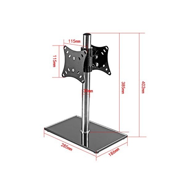 Support de Table/Support de Table Support de piédestal de Table pour 15-25 "Double écran