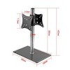 Support de Table/Support de Table Support de piédestal de Table pour 15-25 "Double écran