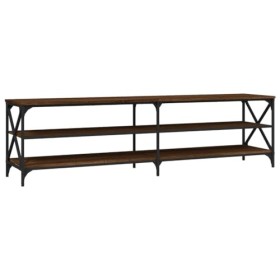 DCRAF Centres de divertissement et meubles TV, meuble TV en chêne marron, 180 x 40 x 50 cm, bois dingénierie