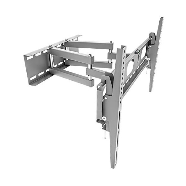 OKSI Support Mural pour TV et écrans 32" 81 cm - 55" 140 cm - Inclinaison de Mouvement +/- 15° - Distance maximale du Mur