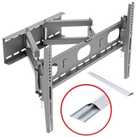 OKSI Support Mural pour TV et écrans 32" 81 cm - 55" 140 cm - Inclinaison de Mouvement +/- 15° - Distance maximale du Mur