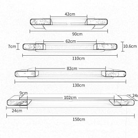 EsEntL Meuble TV Meuble TV Unités Murales TV pour Salon Étagère Flottante Meuble TV Mural Support de Fond pour Lecteur DVD/Bl