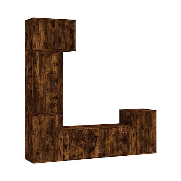 VEEKI Meuble TV, Meuble TV Suspendu, Meuble TV Industriel, Meuble TV Bois, Meuble Chambre, Convient pour Salon ou Chambre, En