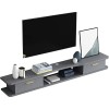 EsEntL Meuble TV Mural étagère TV Flottante, Meuble TV Flottant Mural, Console multimédia pour Centre de Divertissement, Meub