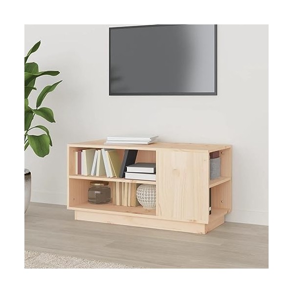 Meuble TV 80x35x40,5 cm Bois de pin massif
