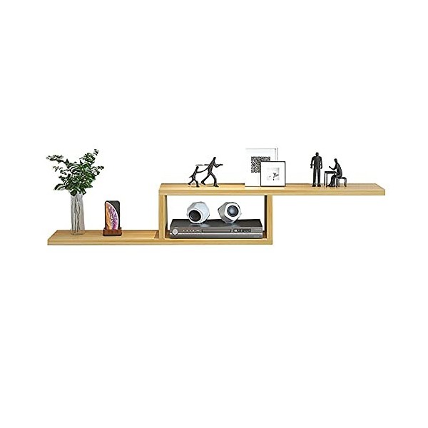 Uvency Meuble Tv Flottant, Unité de Divertissement Murale, Console Média Tv Avec Rangements Ouverts/A / 150Cm/A/150Cm