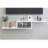 Uvency Meuble Tv Flottant, Unité de Divertissement Murale, Console Média Tv Avec Rangements Ouverts/A / 150Cm/A/150Cm