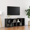VEEKI Meuble TV, Meuble TV Suspendu, Meuble TV Blanc, Meuble TV Industriel, Meubles de Salon, Salon, Chambre, Cadre en Acier,