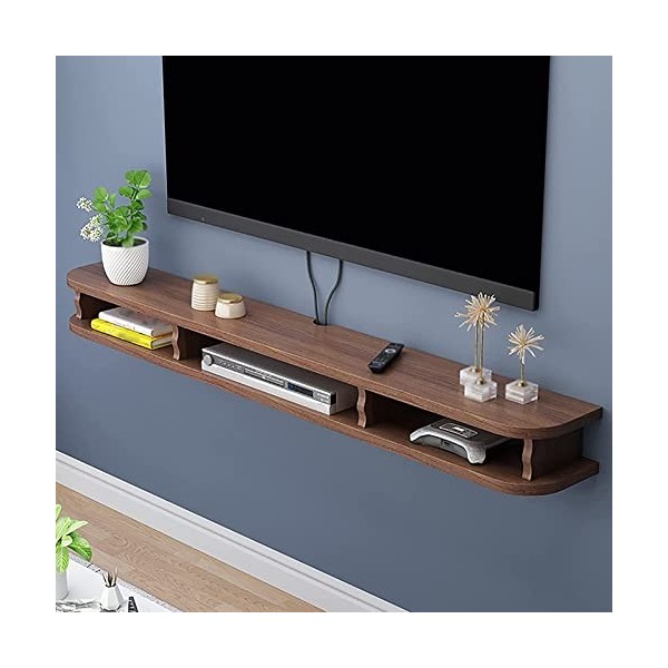 WANGPP Meuble TV Suspendu - Meuble TV Flottant Fixé Au Mur,Meuble TV Étagère,Console TV en Bois pour Salon,Salle De Divertiss