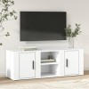 VEEKI Meuble TV, Meuble TV Suspendu, Meuble TV Industriel, Meuble TV Bois, Meuble Chambre, Convient pour Salon ou Chambre, Bl