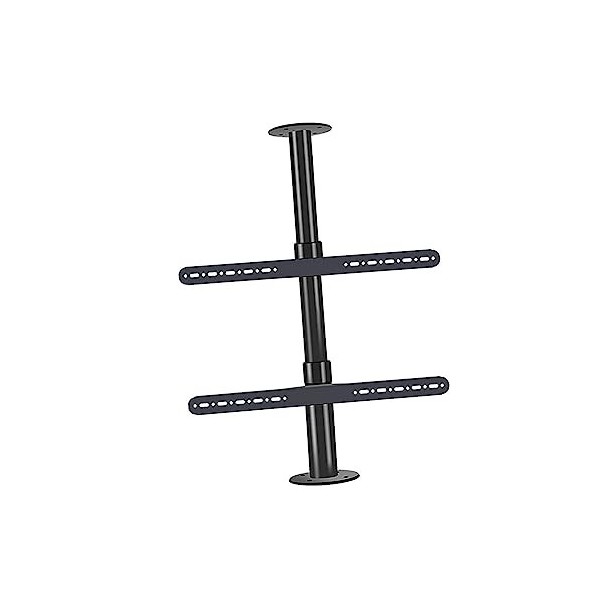 Pied TV Support Universel Cadre rotatif pour TV LCD – Support de sol pour cloison de séparation, base rotative pour meuble TV