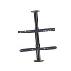 Pied TV Support Universel Cadre rotatif pour TV LCD – Support de sol pour cloison de séparation, base rotative pour meuble TV