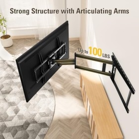 Mounting Dream MD2285LA Support mural à bras long pour TV de 37 à 75 pouces, support mural dangle avec extension de 81,3 cm 