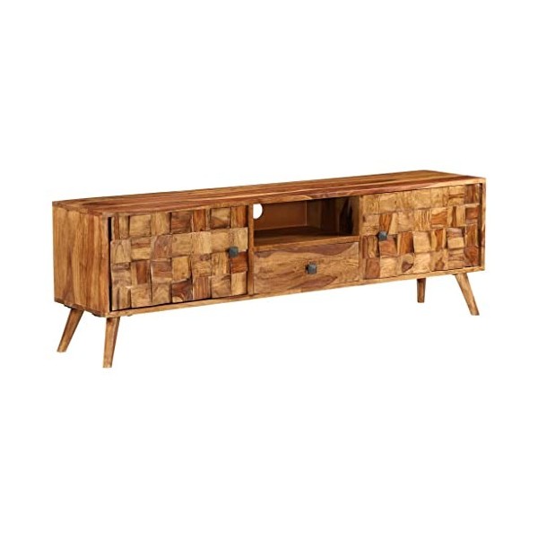 Générique Meuble TV Bois avec Finition Miel 140x30x40 cm,27.04 KG,246202, Meubles, Meubles TV