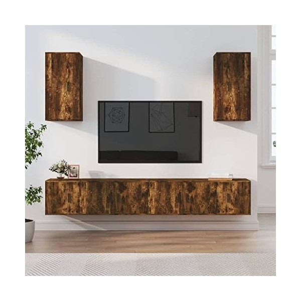 Meuble Tv,Blanc Tv,Comme Espace de Rangement, Meuble Bas Suspendu Ou Debout, Buffet Salon,Meuble TV Suspendu,Support de Télév