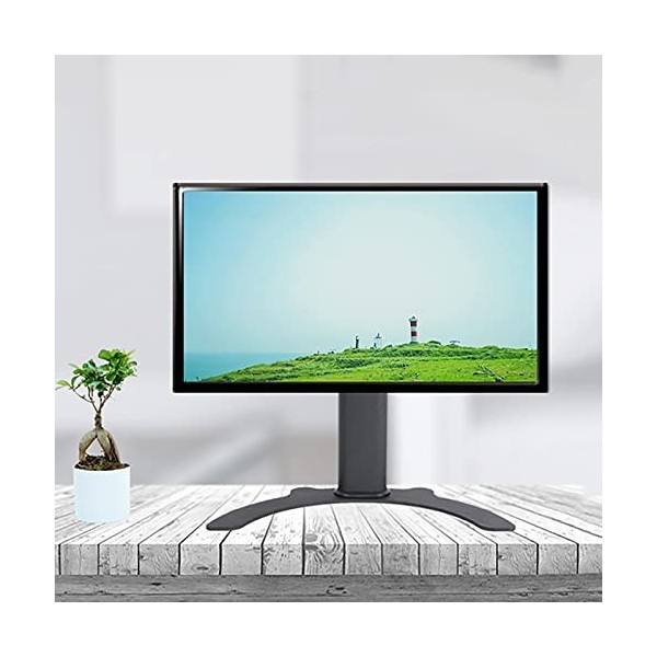 Support Mural pour téléviseur Meuble TV de Table, Support Universel pour Meuble TV avec Base en métal en Forme de V, Concepti