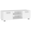 XLUMIO Centres de divertissement et supports TV, meuble TV blanc, 110 x 40 x 35 cm, bois dingénierie