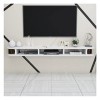 EGOMED Meuble TV Flottant Meuble Meuble TV Meuble TV Unités murales pour Salon Meuble TV Meuble Mural Console TV Convient pou