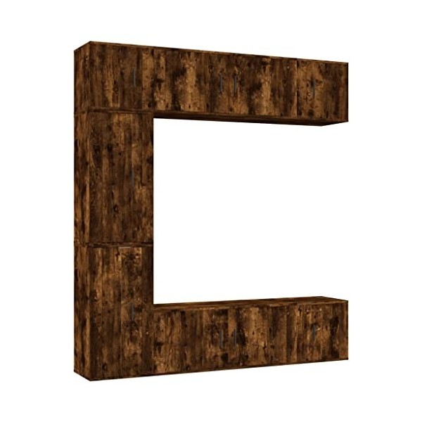 vidaXL Ensemble de Meubles TV 7 pcs Sonoma Gris Bois dingénierie