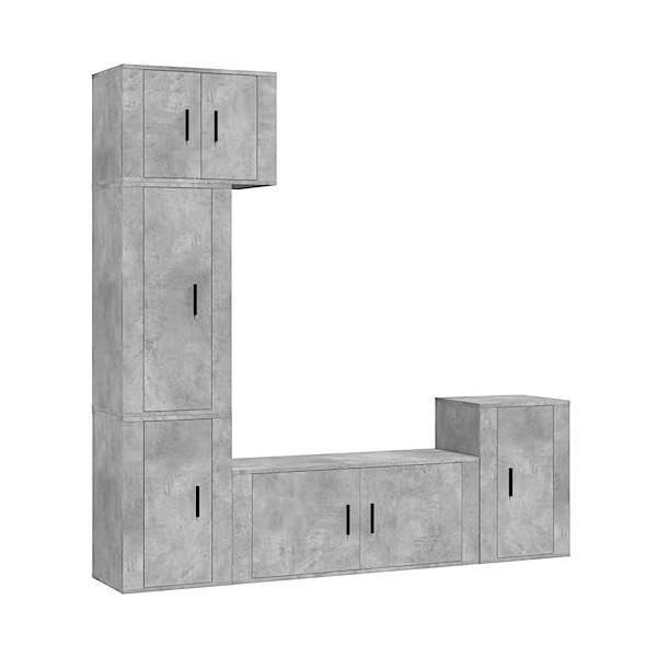 VEEKI Meuble TV, Meuble TV Suspendu, Meuble TV Industriel, Meuble TV Bois, Meuble Chambre, Convient pour Salon ou Chambre, En