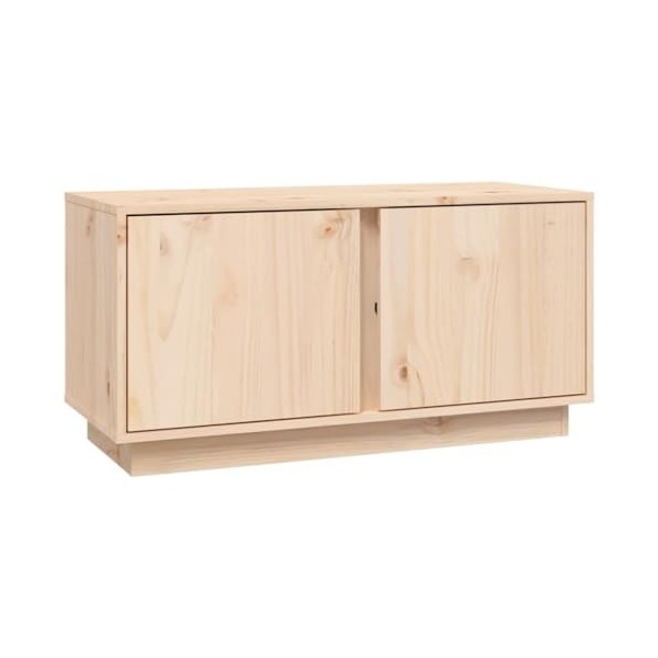 vidaXL Meuble TV 80x35x40,5 cm Bois de pin Massif