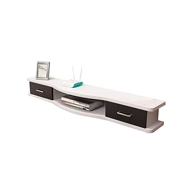 KAXGU Meuble Tv Suspendu Meuble Tv Flottant Support Mural Console Tv Consoleo/Vidéo Multimédia Avec Portes DArmoire Meuble d