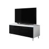 Mirjan24 Meuble TV Alvin 11 W TV avec éclairage LED, Placard, façade en Acrylique Brillant pour télévision, Meuble TV