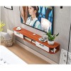 Uvency Meuble Tv Meuble Tv Unités Murales Pour Salon Meuble Tv Meuble Mural Console Média Avec 3 Rangements Pour Centre de Di