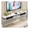 Vendics Meuble Tv Mural Pour Salon Meuble Tv Mural Console Média Avec 3 Rangements Pour Centre de Divertissement de Salon/C/1