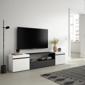 Skraut Home | Meuble TV | Banc Télé | Grand Espace de Rangement | 200x45x35cm | pour Les TV jusquà 80" | Meubles de Salon | 